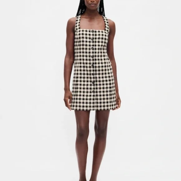 GAP | Dresses | Gap Linenblend Buttonfront Mini Dress | Poshmark